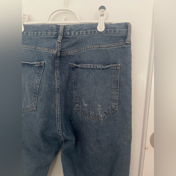 Agolde straight high rise ripped jeans. Size 28 - Picture 5 of 5